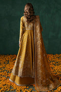 Afrozeh | Divani Silk Edit 25 | Jahanbano S Mustard Raw Silk