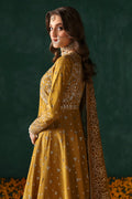 Afrozeh | Divani Silk Edit 25 | Jahanbano M Mustard Raw Silk