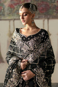 Afrozeh | Divani Silk Edit 25 | Husnara M Black Raw Silk
