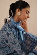 Afrozeh | Floral Charm 25 | Kalina M Blue Lawn