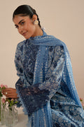 Afrozeh | Floral Charm 25 | Kalina L Blue Lawn