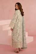 Afrozeh | Floral Charm 25 | Kylon L Beige Lawn