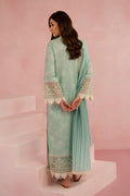 Afrozeh | Floral Charm 25 | Leonora S Apple Green Lawn