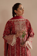 Afrozeh | Floral Charm 25 | Daina XL Dust Red Lawn