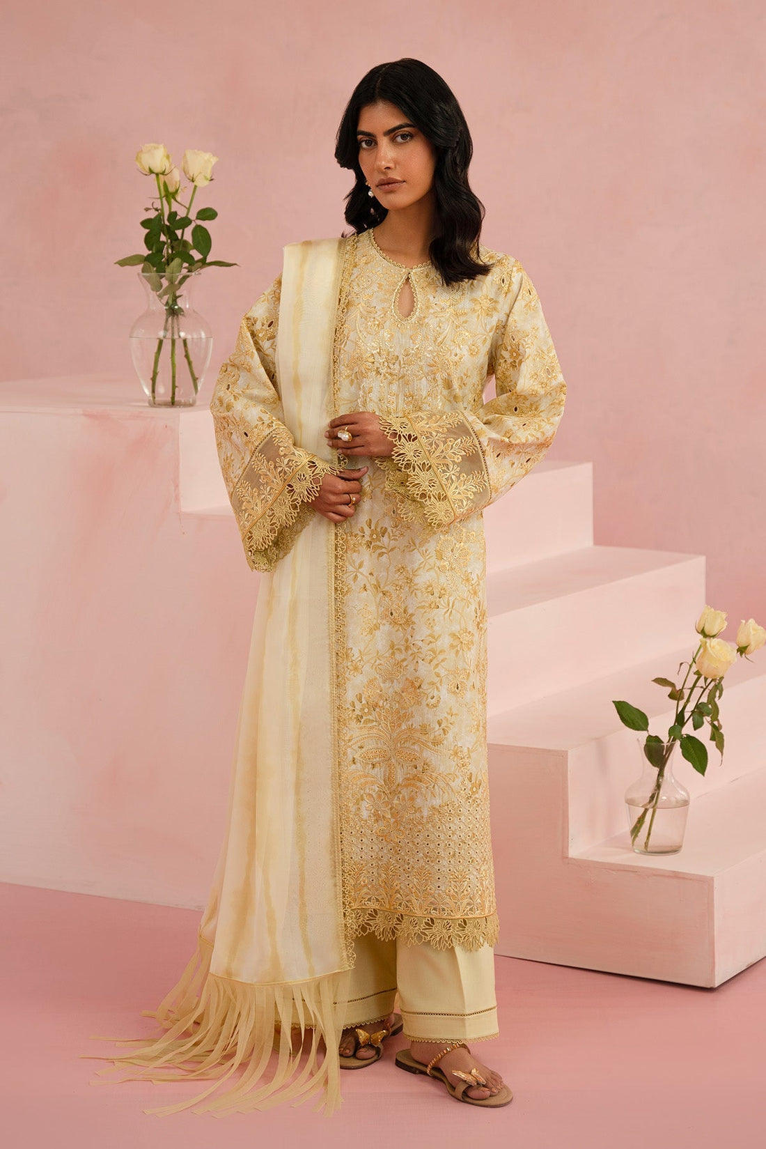 Afrozeh | Floral Charm 25 | Arbor XS Skin Lawn
