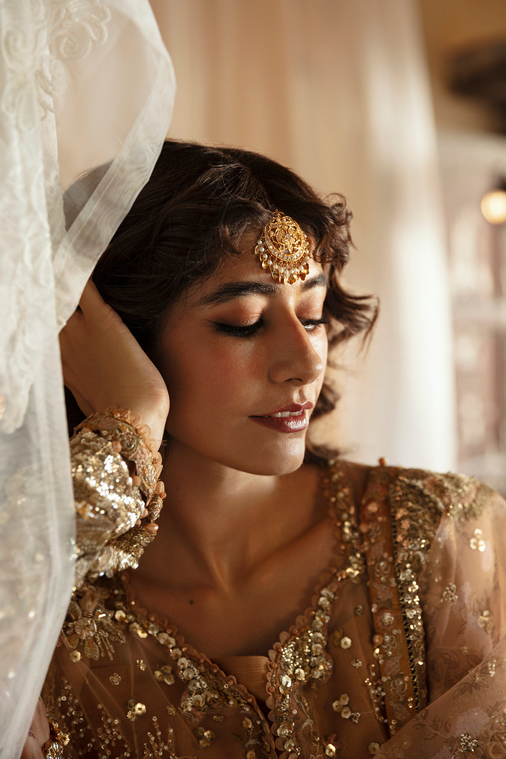Afrozeh | Hayat Wedding Formals 24 | Nooray XL Golden Organza
