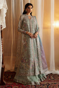 Afrozeh | Hayat Wedding Formals 24 | Tara XS Crystal Grey Organza