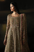 Afrozeh | Hayat Wedding Formals 24 | Suhana XL Olive Organza