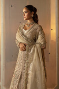Afrozeh | Hayat Wedding Formals 24 | Aniqa XL Ivory Organza