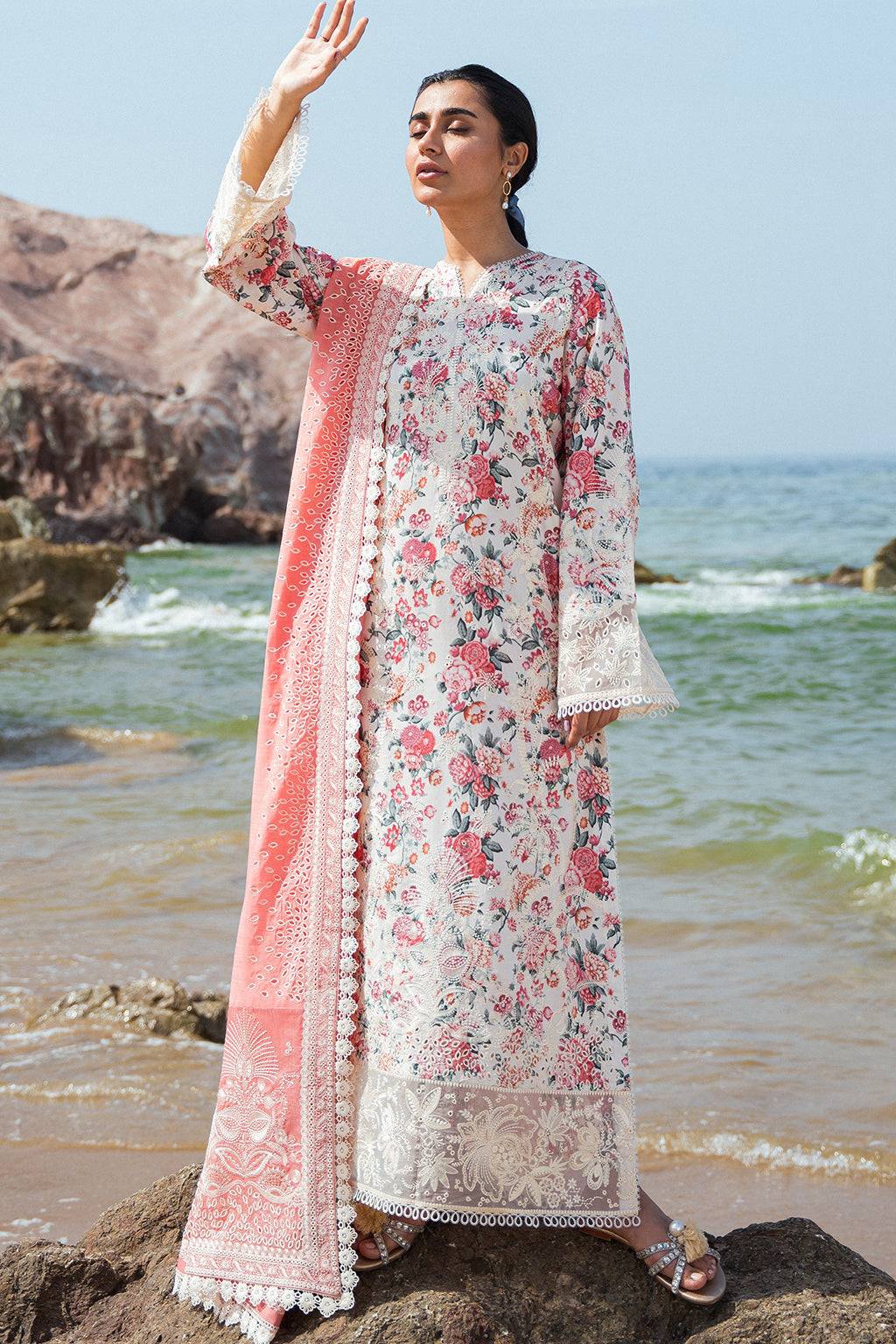 Afrozeh | Summer Together | Gardenia - Pakistani Designer Dress - by Afrozeh | Type: Luxury - 100% Original at Saira Sultan