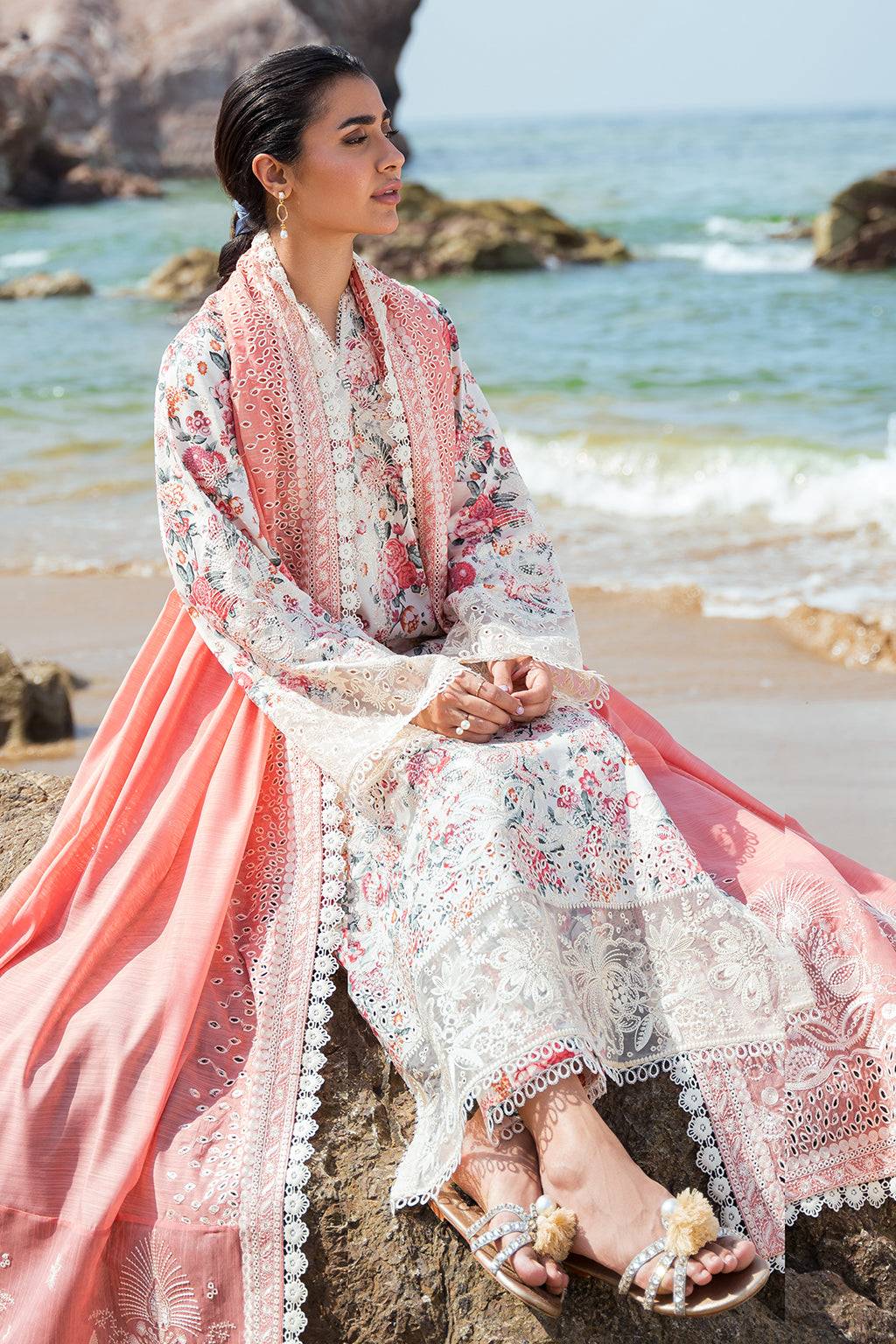 Afrozeh | Summer Together | Gardenia - Pakistani Designer Dress - by Afrozeh | Type: Luxury - 100% Original at Saira Sultan