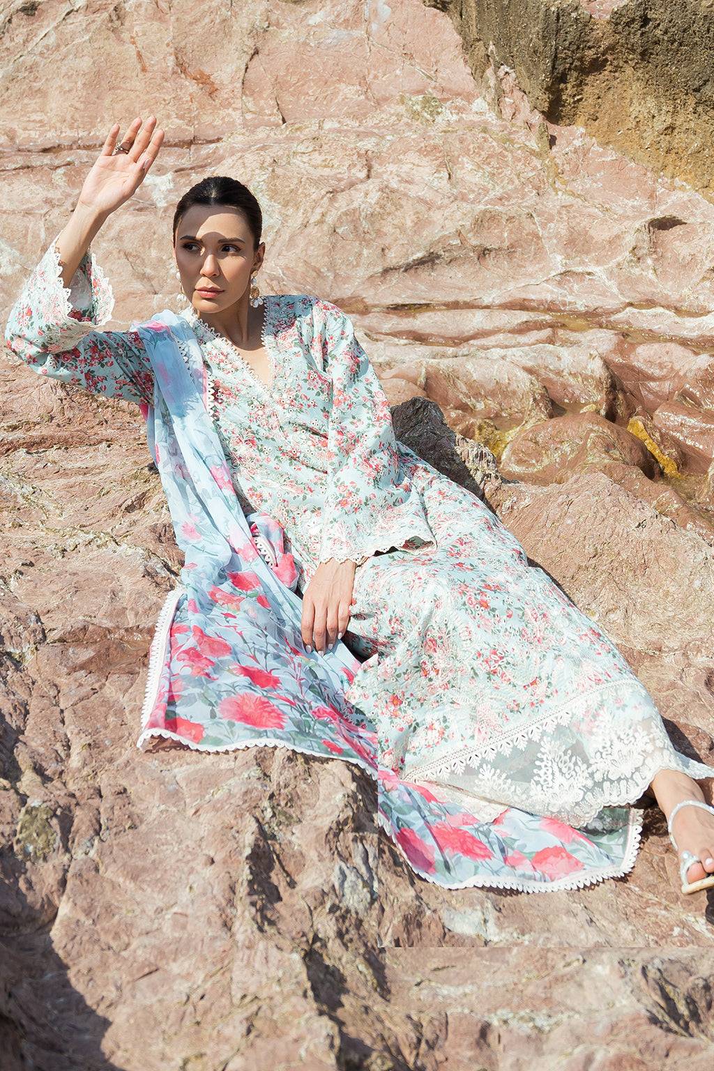 Afrozeh | Summer Together | Topaz - Pakistani Designer Dress - by Afrozeh | Type: Luxury - 100% Original at Saira Sultan