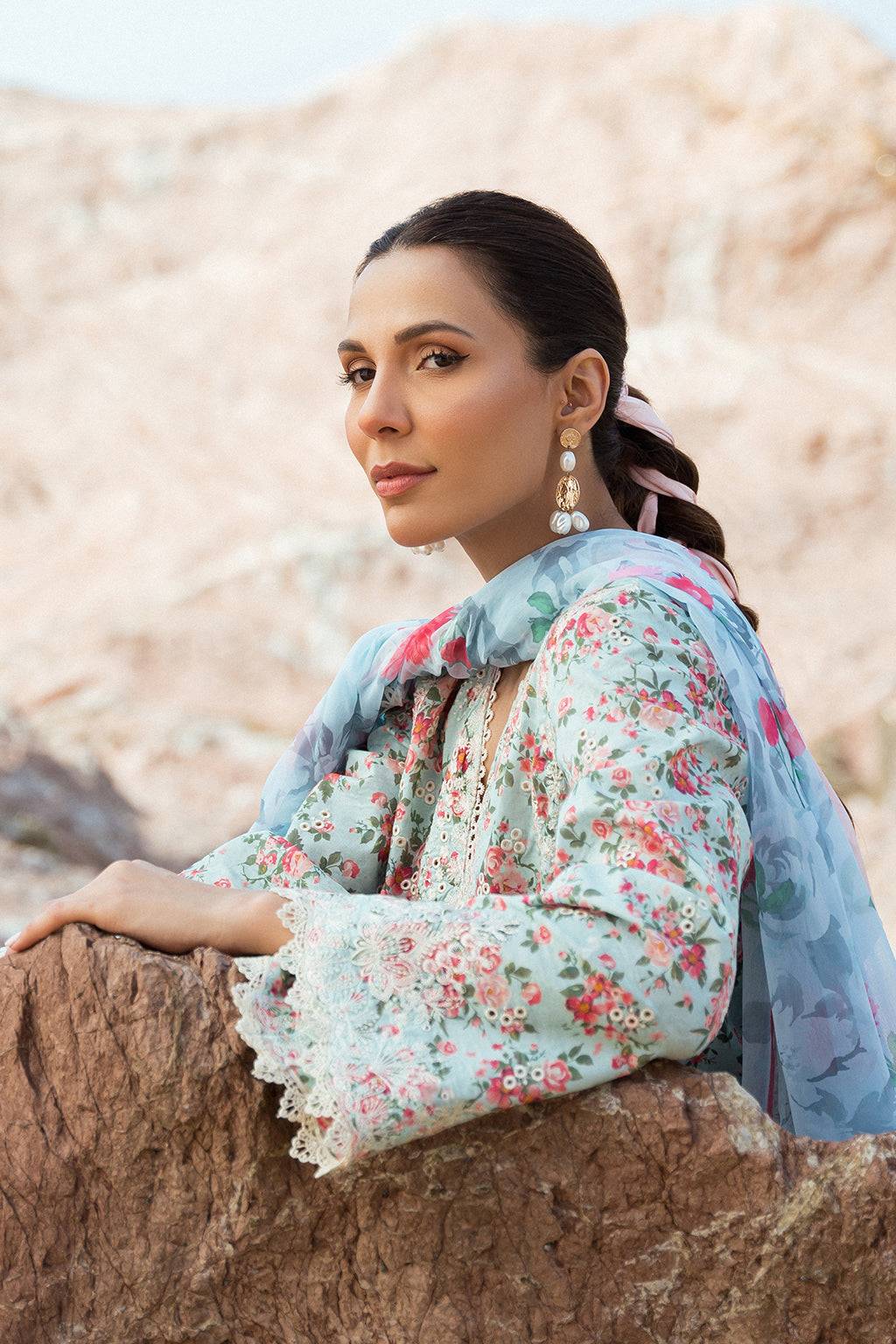 Afrozeh | Summer Together | Topaz - Pakistani Designer Dress - by Afrozeh | Type: Luxury - 100% Original at Saira Sultan