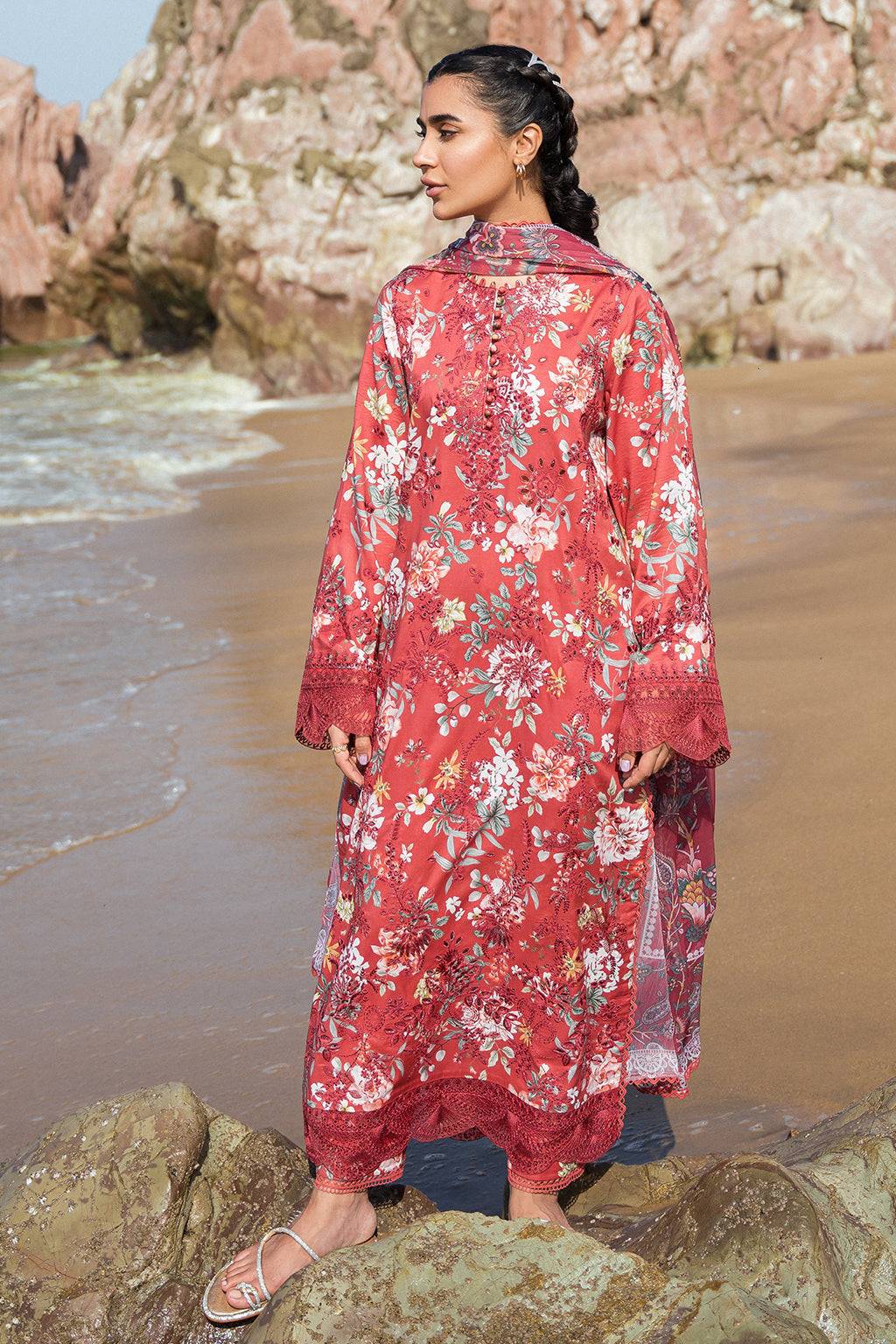 Afrozeh | Summer Together | Scarley - Pakistani Designer Dress - by Afrozeh | Type: Luxury - 100% Original at Saira Sultan