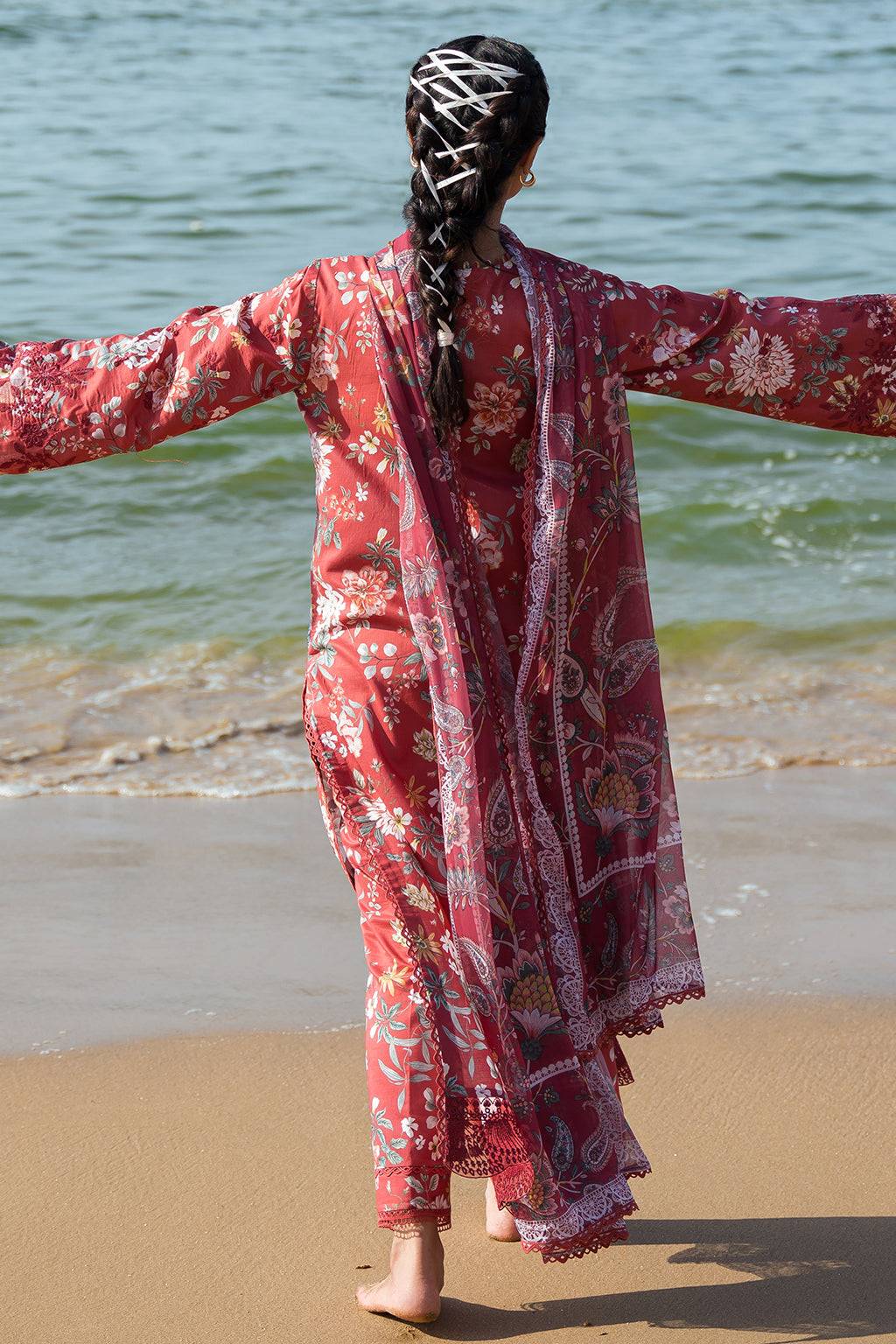 Afrozeh | Summer Together | Scarley - Pakistani Designer Dress - by Afrozeh | Type: Luxury - 100% Original at Saira Sultan