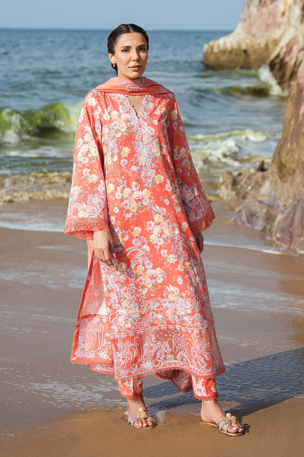 Afrozeh | Summer Together | Jasmine - Pakistani Designer Dress - by Afrozeh | Type: Luxury - 100% Original at Saira Sultan
