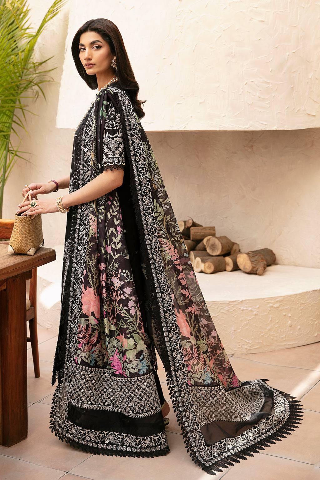 Afrozeh | Cascade Luxury Lawn 24 | Mila - Pakistani Designer Dress - by Afrozeh | Type: Luxury - 100% Original at Saira Sultan