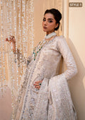 Aik Atelier | Wedding Festive 25 | LOOK 09 S Kundan Zari SIDE SLIT OPEN SHIRT WITH CRUSHED FROCK