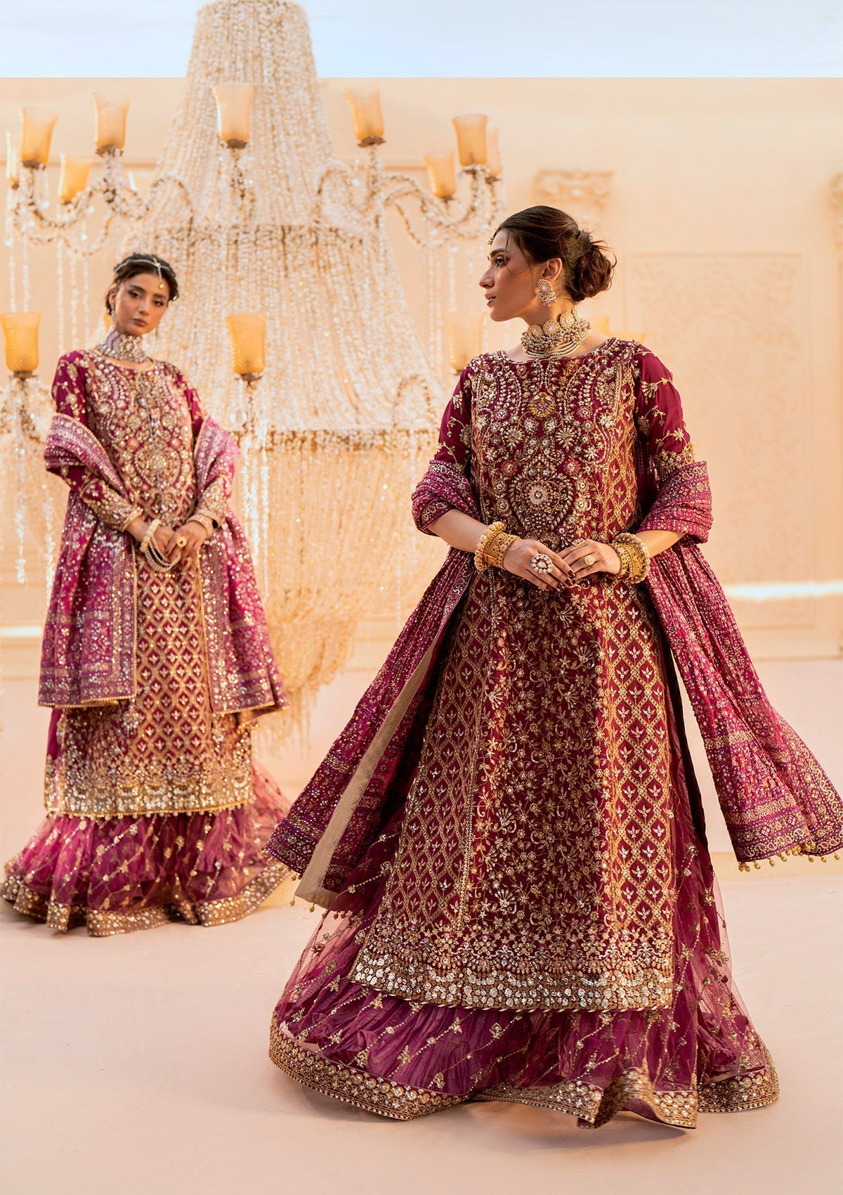 Aik Atelier | Wedding Festive 25 | LOOK 10 S Pinkish Purple Kataan Silk