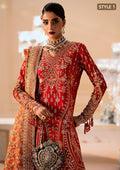 Aik Atelier | Wedding Festive 25 | LOOK 01 M Medium Silk LONG SHIRT WITH FARSHI GHARARA