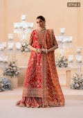 Aik Atelier | Wedding Festive 25 | LOOK 01 XL Medium Silk LONG SHIRT WITH FARSHI GHARARA