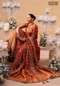 Aik Atelier | Wedding Festive 25 | LOOK 01 XL Medium Silk LONG SHIRT WITH CRUSHED GHARARA