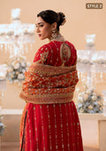Aik Atelier | Wedding Festive 25 | LOOK 01 Custom Size Medium Silk LONG SHIRT WITH FARSHI GHARARA