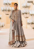 Aik Atelier | Wedding Festive 25 | LOOK 02 XS Chiffon ANGRAKHA WITH CRUSHED SHARARA