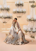 Aik Atelier | Wedding Festive 25 | LOOK 02 S Chiffon KALIDAR OPEN FRONT WITH CRUSHED FROCK