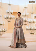 Aik Atelier | Wedding Festive 25 | LOOK 02 M Chiffon ANGRAKHA WITH CRUSHED SHARARA