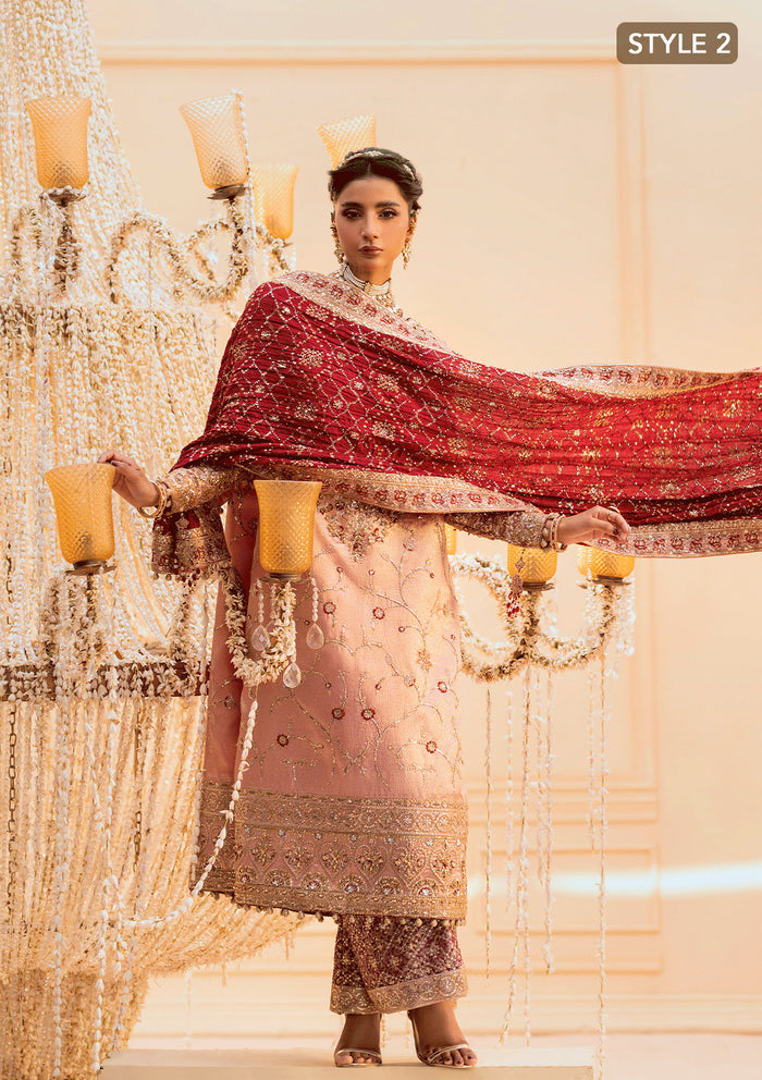 Aik Atelier | Wedding Festive 25 | LOOK 03 L Tissue LONG SHIRT WITH IZAAR PANTS