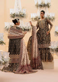 Aik Atelier | Wedding Festive 25 | LOOK 04 XS Organza LONG SHIRT WITH GHARARA