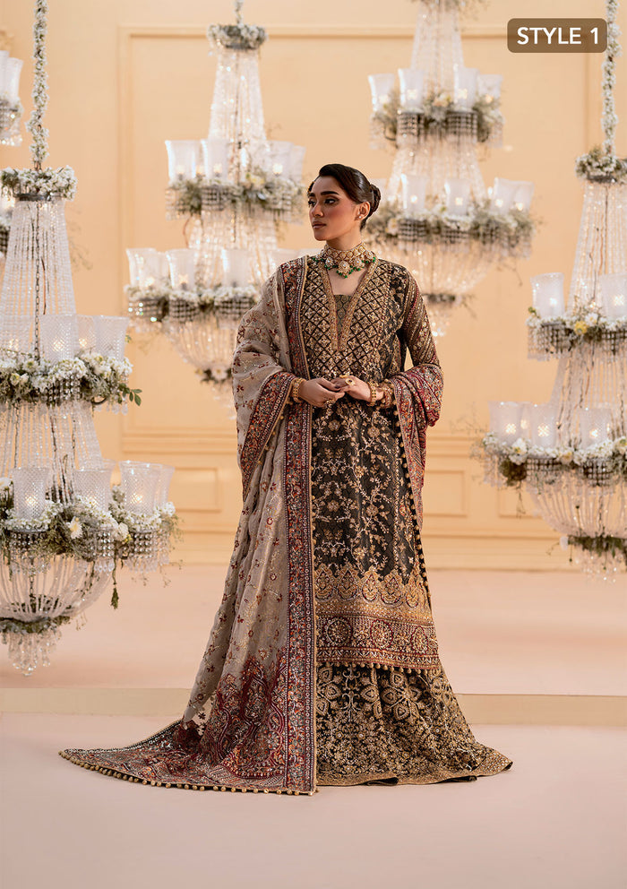 Aik Atelier | Wedding Festive 25 | LOOK 04 S Organza LONG SHIRT WITH LEHNGA