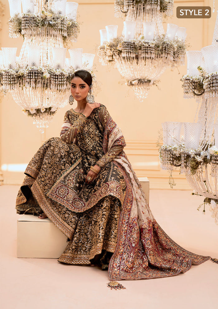 Aik Atelier | Wedding Festive 25 | LOOK 04 L Organza LONG SHIRT WITH LEHNGA