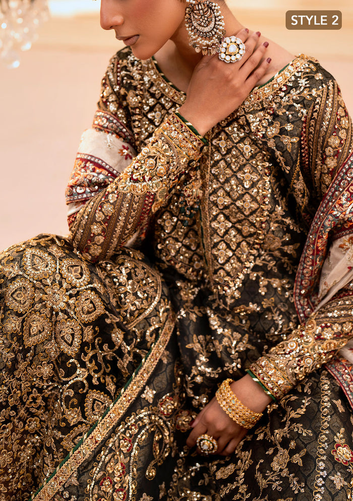 Aik Atelier | Wedding Festive 25 | LOOK 04 L Organza LONG SHIRT WITH GHARARA