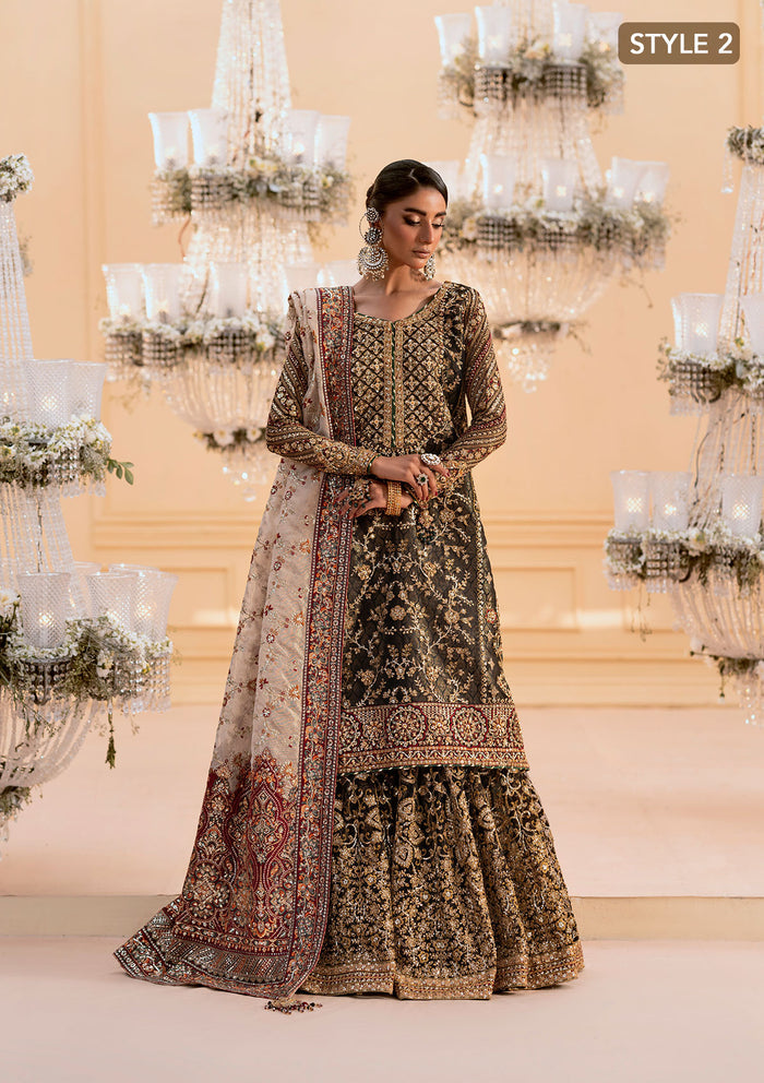 Aik Atelier | Wedding Festive 25 | LOOK 04 XL Organza LONG SHIRT WITH LEHNGA