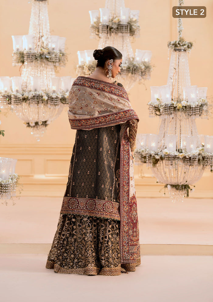 Aik Atelier | Wedding Festive 25 | LOOK 04 XL Organza LONG SHIRT WITH GHARARA