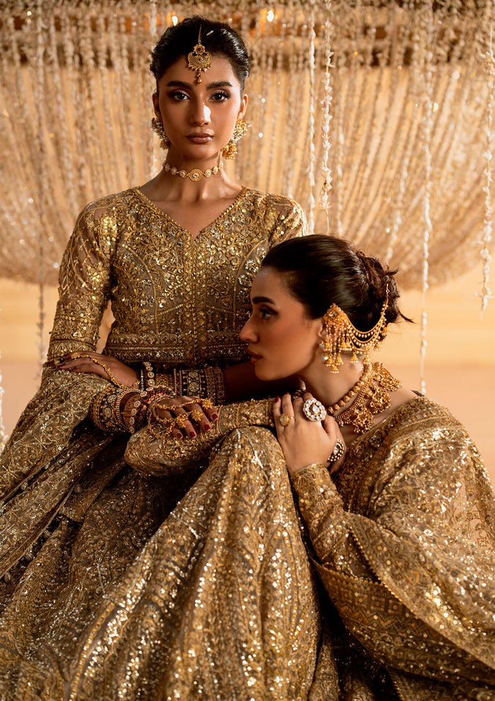 Aik Atelier | Wedding Festive 25 | LOOK 05 S Net KALIDAR WITH CRUSHED SKIRT