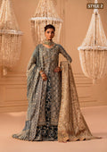 Aik Atelier | Wedding Festive 25 | LOOK 06 XL Net SIDE SLIT SHIRT WITH CRUSHED FROCK