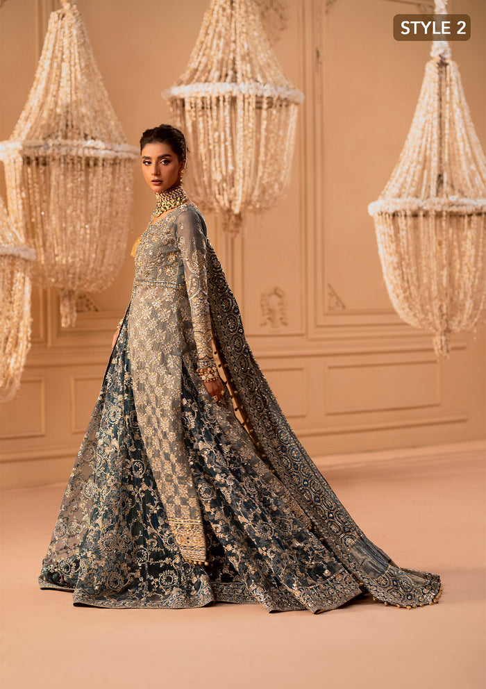 Aik Atelier | Wedding Festive 25 | LOOK 06 Custom Size Net SIDE SLIT SHIRT WITH CRUSHED FROCK