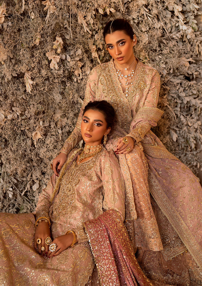 Aik Atelier | Wedding Festive 25 | LOOK 07 M Khaadi Net SIDE SLIT LONG SHIRT WITH CRUSHED FROCK