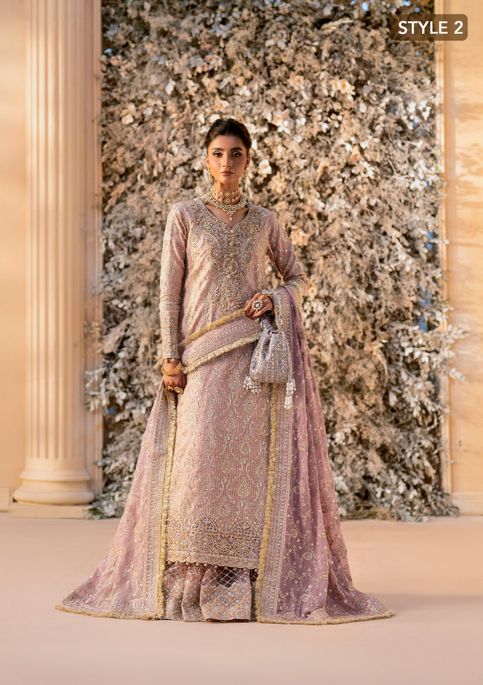 Aik Atelier | Wedding Festive 25 | LOOK 07 L Khaadi Net ANGRAKHA WITH GHARARA