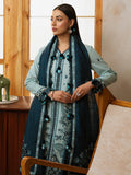 Mahnur | Florence Luxury Lawn 25 | AIYLEEN M Ice Blue Lawn