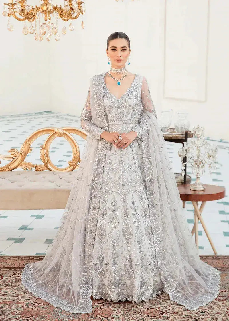 Akbar Aslam | Orphic Bridals | Slate - Pakistani Designer Dress - by Akbar Aslam | Type: Bridal - 100% Original at Saira Sultan