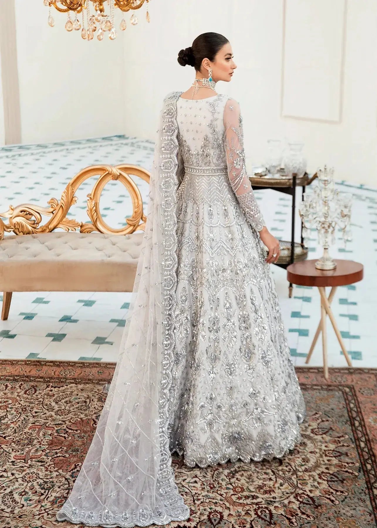 Akbar Aslam | Orphic Bridals | Slate - Pakistani Designer Dress - by Akbar Aslam | Type: Bridal - 100% Original at Saira Sultan