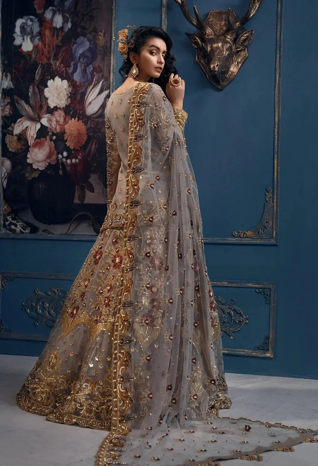 Akbar Aslam | Orphic Bridals | Queen Bee - Pakistani Designer Dress - by Akbar Aslam | Type: Bridal - 100% Original at Saira Sultan