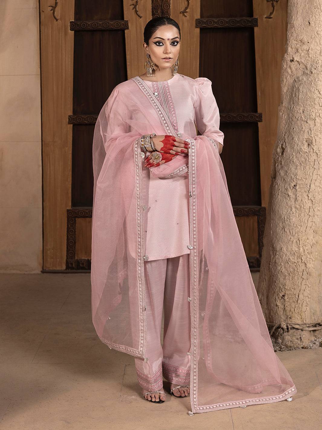 Hem Stitch | Raw Silk Edit 25 | Aleeha - Pakistani Designer Dress - by Hemstitch | Type: Ladies Clothes - 100% Original at Saira Sultan