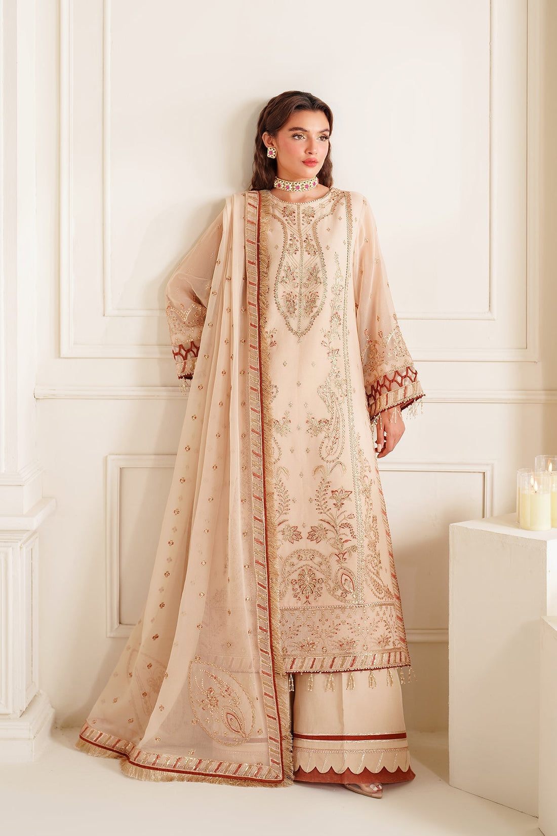 Alizeh | Dua Formals 24 | AF-DUA-3028-Emel - Pakistani Designer Dress - by Alizeh | Type: Ladies Clothes - 100% Original at Saira Sultan