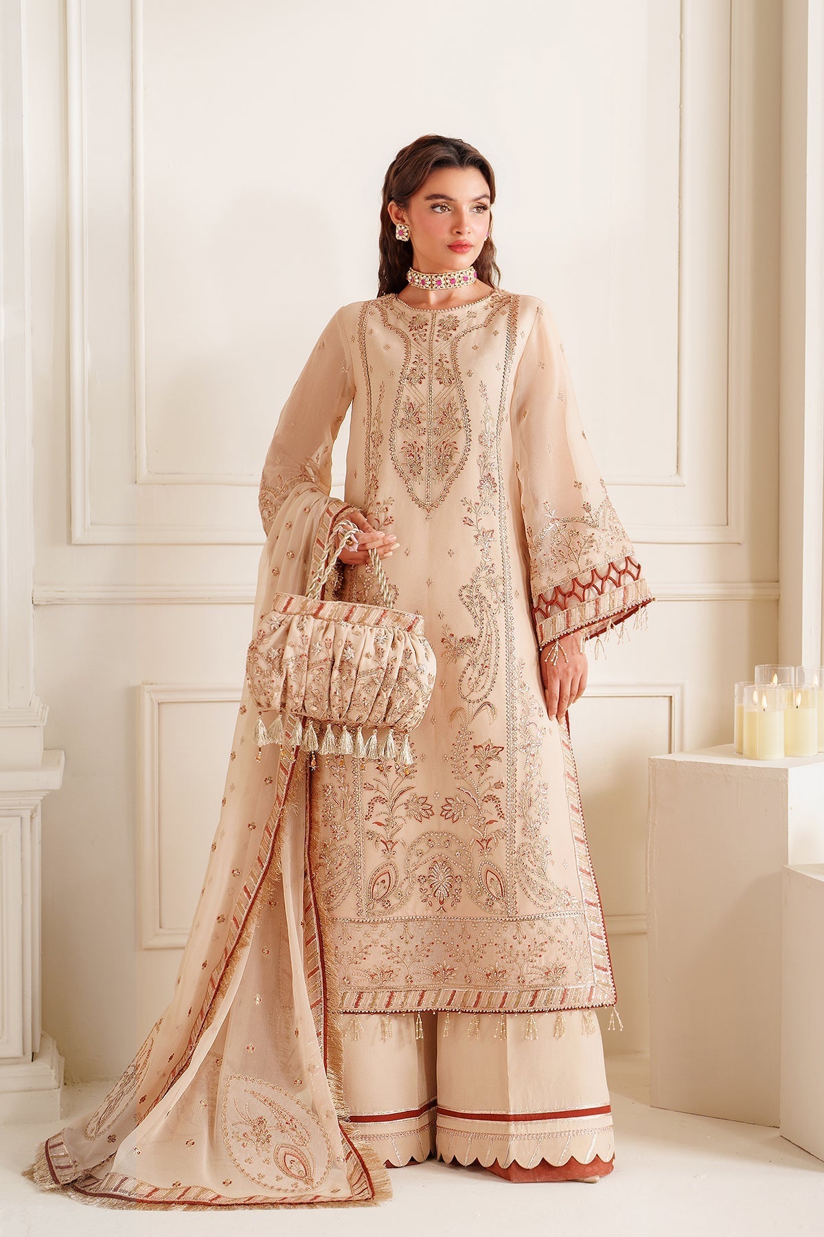 Alizeh | Dua Formals 24 | AF-DUA-3028-Emel - Pakistani Designer Dress - by Alizeh | Type: Ladies Clothes - 100% Original at Saira Sultan