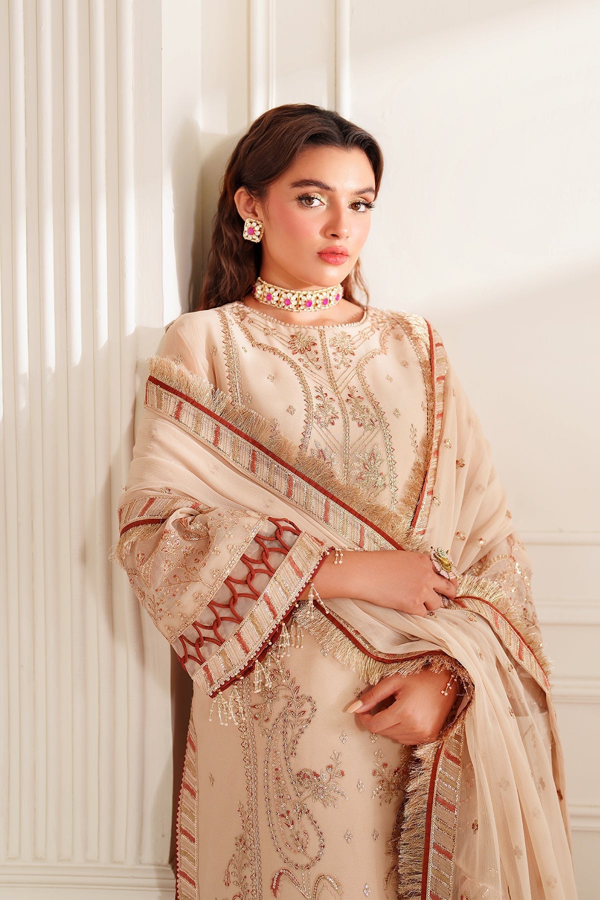Alizeh | Dua Formals 24 | AF-DUA-3028-Emel - Pakistani Designer Dress - by Alizeh | Type: Ladies Clothes - 100% Original at Saira Sultan